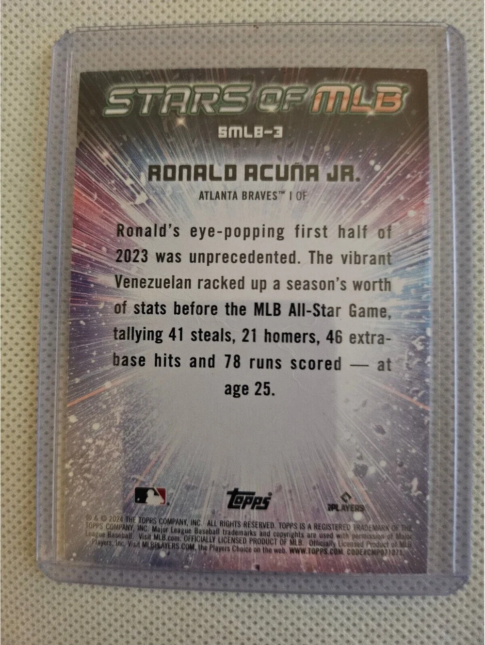 Topps 2024 ronald